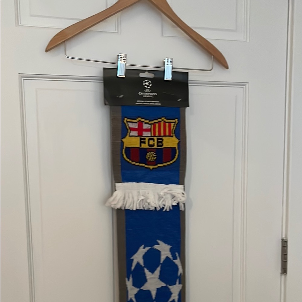 FC Barcelona Blue and White Scarf